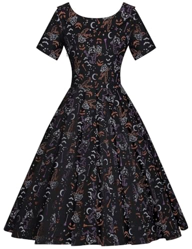 GownTown 1950s Vintage Womens Dress Bowknot Audrey Hepburn Style Party Dresses
