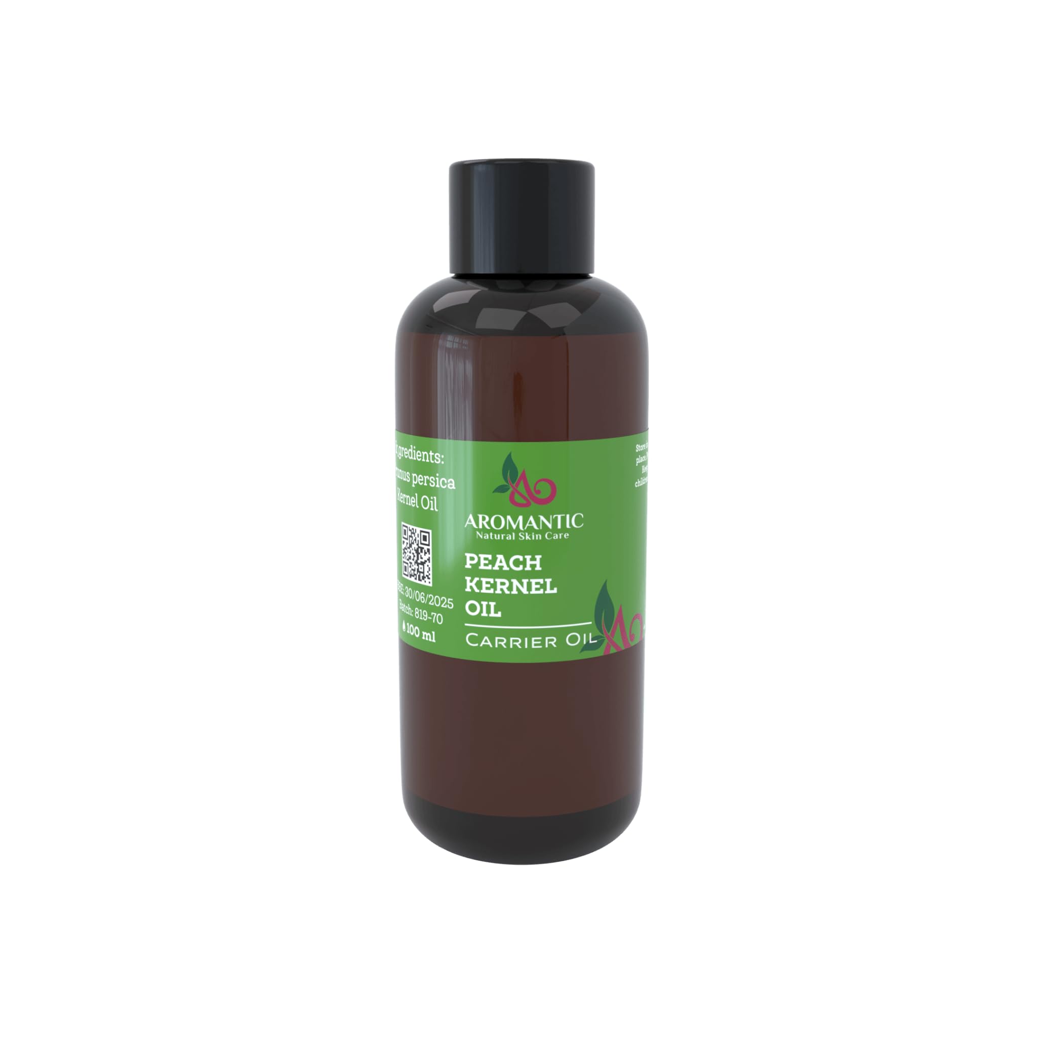 Aceite de Hueso de Durazno - Aceite Facial y Corporal Puro, Prensado en Frío para Piel Sensible, Seca y Madura - Aceite de Belleza Hidratante, Calmante y Ligero para un Cutis Suave y Radiante 100 ml