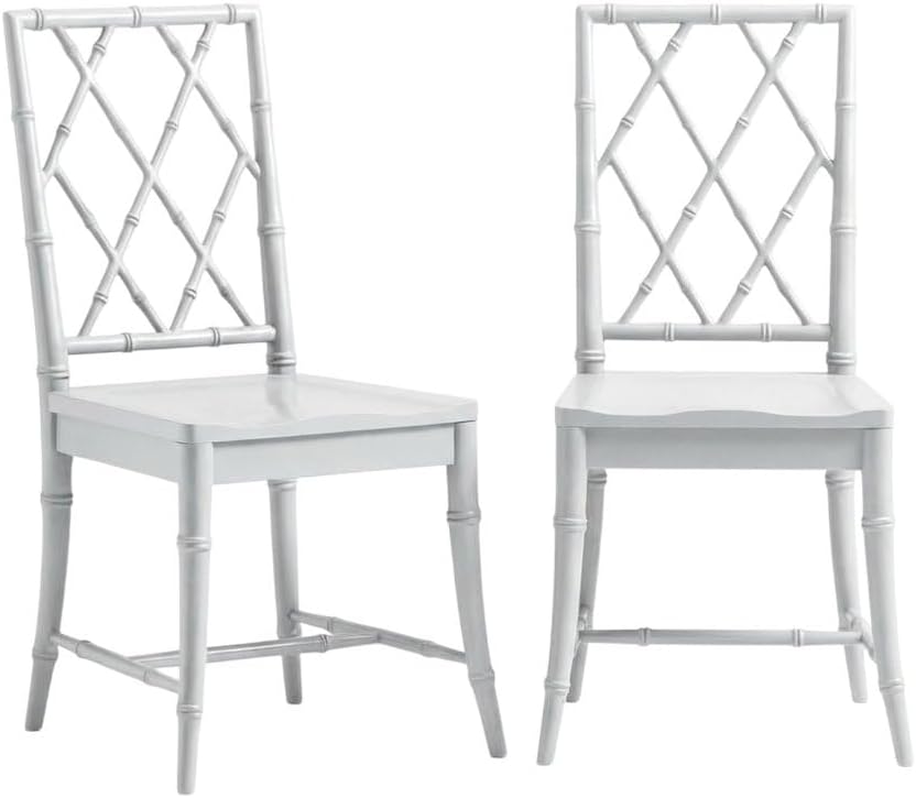 Universal Furniture Black X-Back Dining Chair Set of 2 with Comfortable Cushioned Seats, Durable Wood Frame, Classic Design for Kitchen, Dining Room, and Living Area Seating