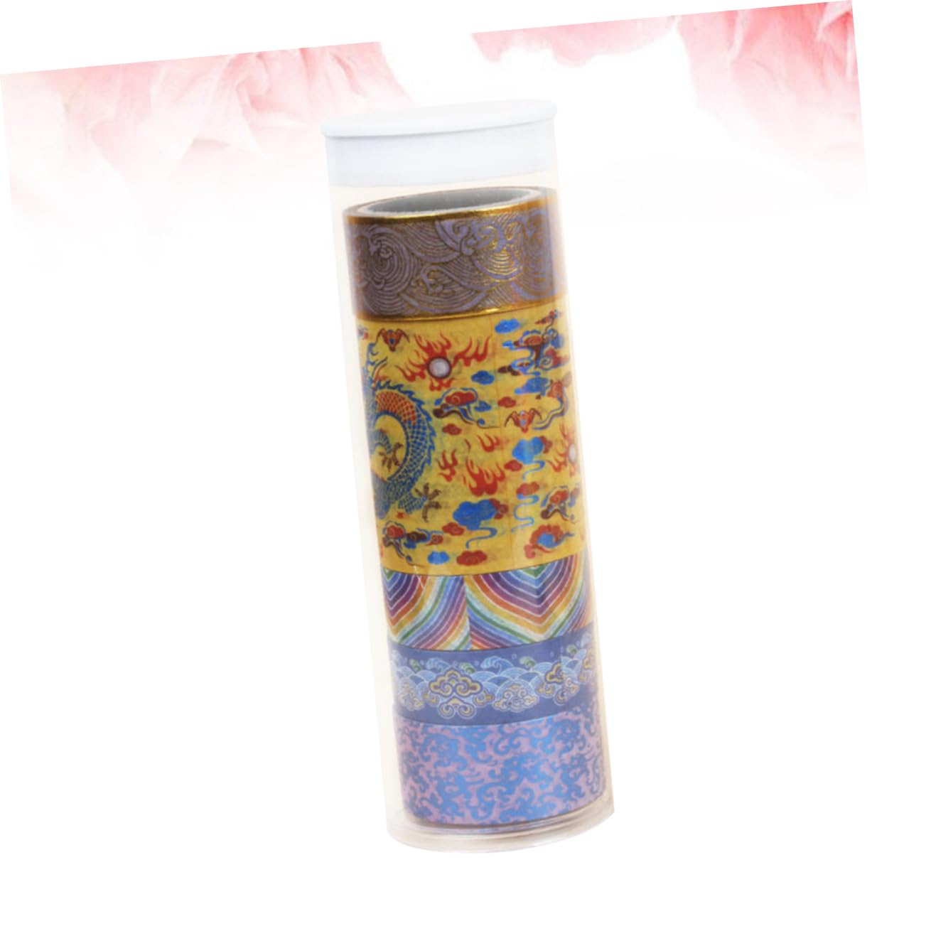 Operitacx 3pezzi Washi Tape Decorativo Per Fai Da Te Con Design Elegante e Nastro Adesivo Per Scrapbooking e Decorazione Di Regali Di Nastri Carta Per Ragazzo Ragazza e Ragazze Drago