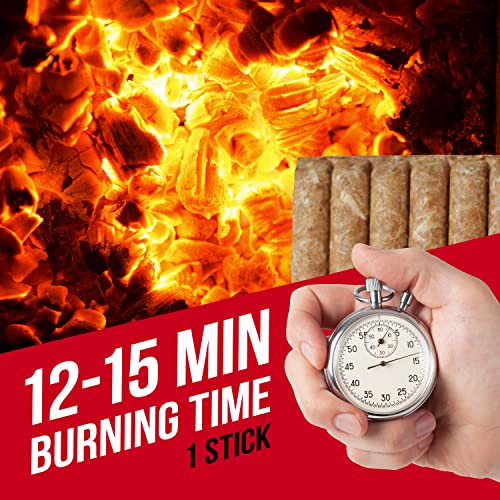 Fire Valley Wooden Firestarter Sticks - Pack Of 21 Fire Starter Squares For Indoor Fireplace, Campfires, Grill & Bbq, Outdoor Firepit, Wood Stoves (Natural Pine Wood) #TOP2