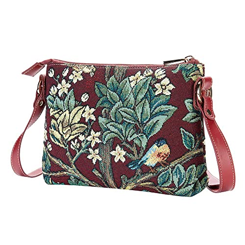 Image of Signare Tapestry Crossbody Bag Sling Shoulder Purse for Women