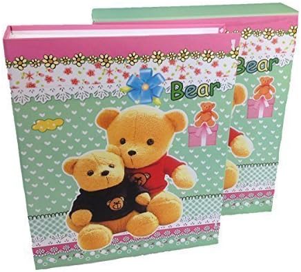 Photo Album Baby Green Design 2 19 x 23 x 5 cm 200 Photo 9 x 13 cm Book Album Design