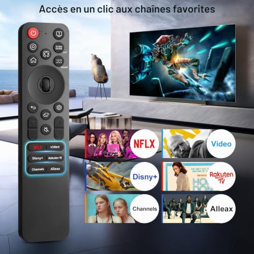 Télécommande magique pour LG UHD Smart TV pour simplifier vos soirées cinéma en famille