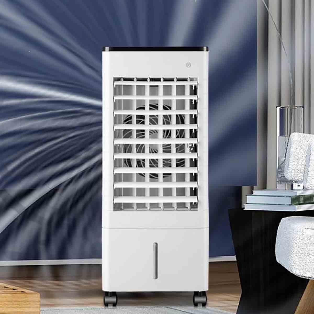 3-in-1 Evaporative Cooling Fans, Windowless Portable AC Swamp Cooler