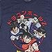 Dragon Ball Z Super Men's Goku Vegeta Krillin Character Group T-Shirt (X-Large) Heather Blue