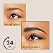 COVERGIRL - Easy Breezy Brow 24HR Brow Ink Pen™, dual applicator, ultra-precise felt-tip, spoolie comb, water-resistant, lightweight, 100% Cruelty-Free
