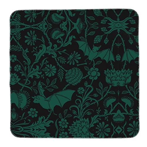 Image of Belinyo Bat Flower Baby Swaddle Blankets Nursing Cover Infant Receiving Blankets for Crib, Stroller, Travel( 36x 36'')