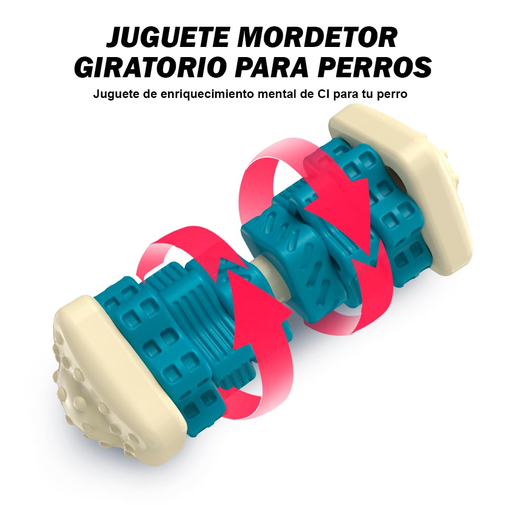Genérico Dog Toys, Indestructible Dog Teether, Stress Relief Dog Toy, Cleaning Chew Toy, 2 in 1 Dental Cleaning Anti-Stress - Image 3