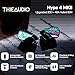 Linsoul THIEAUDIO HYPE 4 MKII 2DD + 4BA Hybird In Ear Monitor,HiFi Wired IEM Earphones,Engaging & Studio Neutral Tuning,CNC Aluminum Gaming Earbuds with 3.5/4.4mm Modular Cable for Musician Audiophile