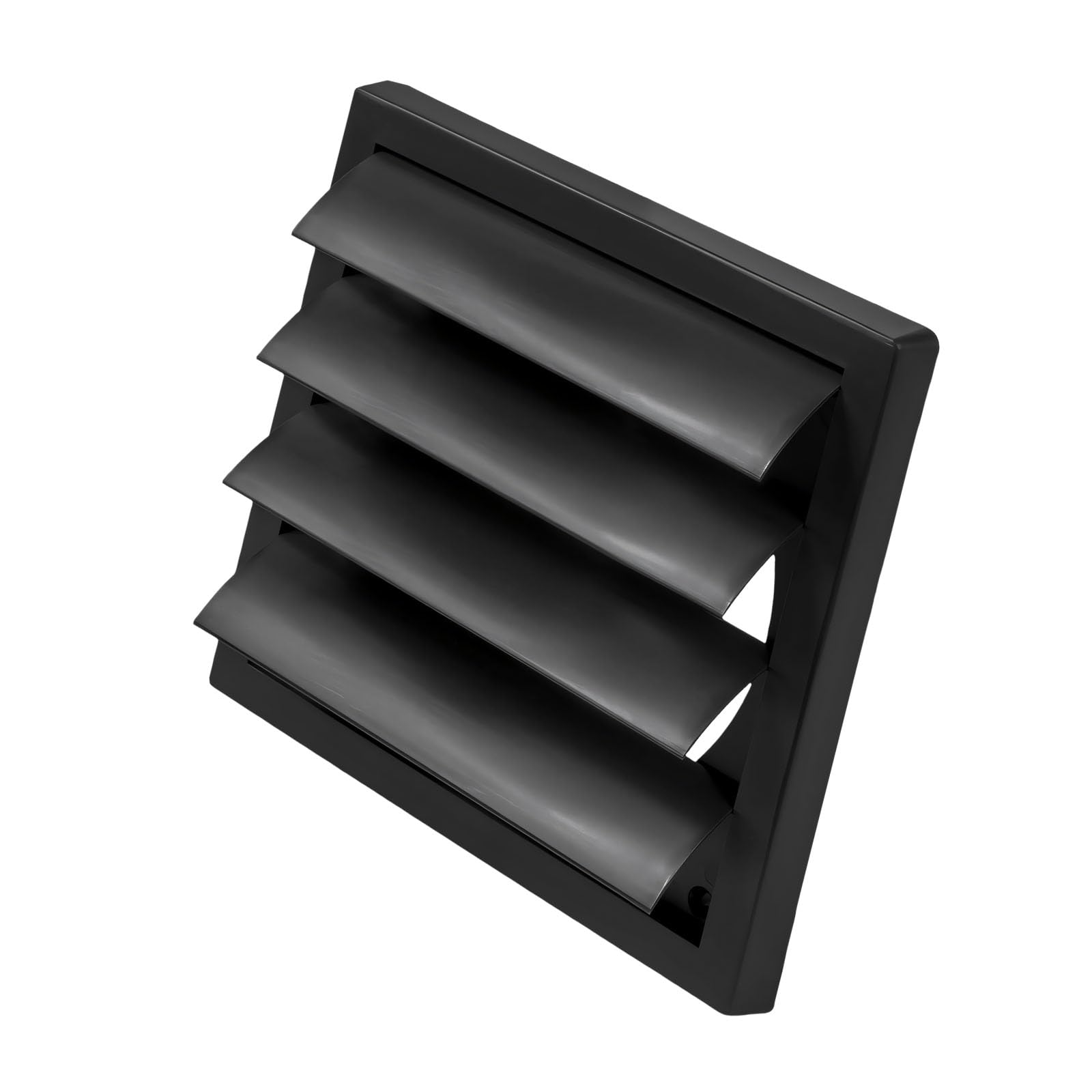 ABS Outdoor Dryer Vent Hoods with Adjustable Louvers to Rain & Snow Entry Heavy Duty Louvered Ventilation Cover Exhaust Outlet Cover