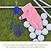 INOOMP 2pcs Golf Gloves Holder Rack Portable Glove Bracket for Easy Storage Drying Material Eye-catching Color for Golf Accessories and Bag Organization