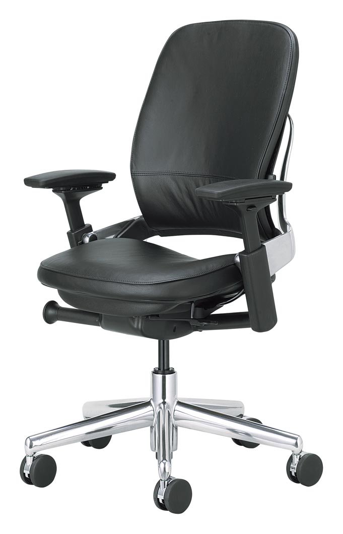 Amazon | Steelcase LEAP スチールケース リープ 本革張り 肘付き 
