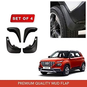 SARTE Hyundai Venue 2019 (O.E. Type) Mud Flaps/Guard (Set of 4 Pcs.) (Sarte677)