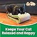 GoPets Large Corrugated Cardboard Cat Scratcher with Ergonomic Design, Reversible & Durable Scratching Post Lasts 4X Longer, Interactive Cat Toy & Catnip for Endless Play - Infinity Lounge