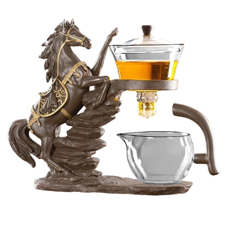 Jarra de Vidrio Juego de té vidrio for recepción oficina, taza, herramienta for preparar Jarra de Té Helado