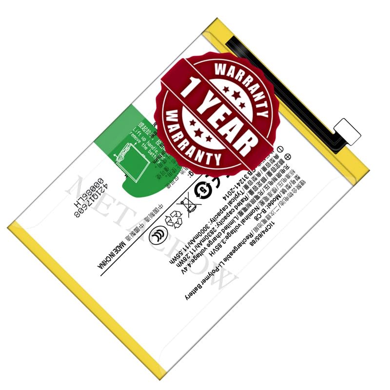 Image of Original B-C8 Battery Compatible for Vivo Y69 (1714) - (3000mAh) - 1 Year Warranty JK1