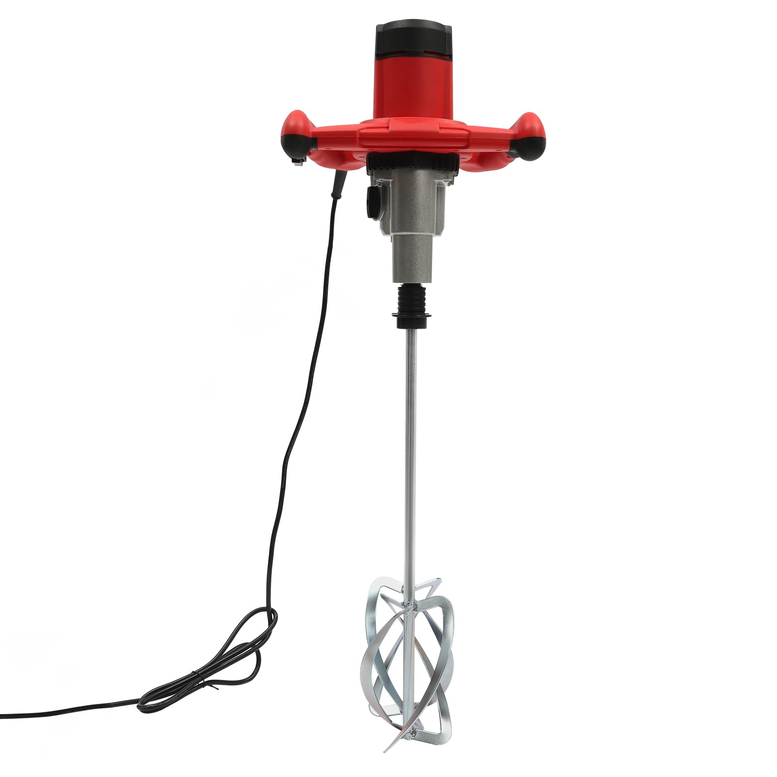 Mescolatore per malta mista, 2800 W, 6 marce, miscelatore per malta a doppio polo, per pittura ad olio, cemento, inchiostro da stampa, malta sottile, intonaco