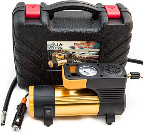 12V Portable TIRE INFLATOR - Small Air Compressor Pump with 2...