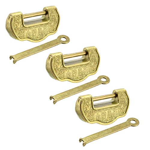 Sourcingmap 3pcs 33 mm larghezza corpo lucchetto
