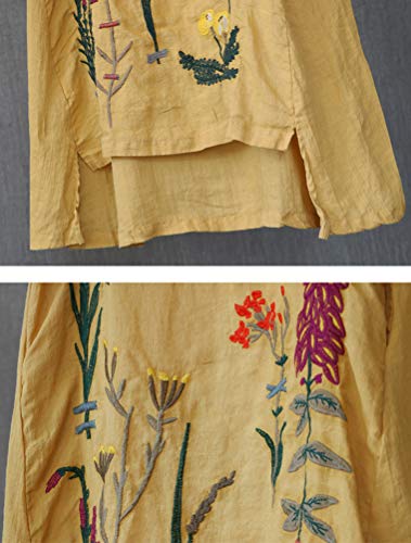 FTCayanz Donna Vestiti Estivi Girocollo Casual