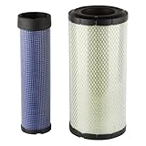 GETOPAUTO P828889 & P829333 Air Filters Set Compatible with Kubota SVL90 SVL90-2, Case 222421A1