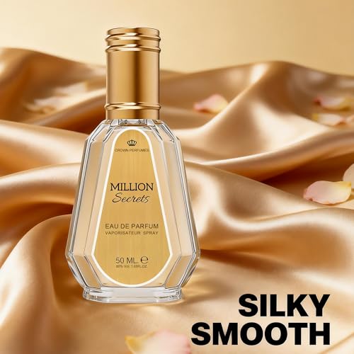 Image of Million Secrets Men's Cologne Eau de Parfum 1.7 Fl. Oz (50ml), Fresh Natural Spicy Woody Notes, Modern Masculine Fragrance