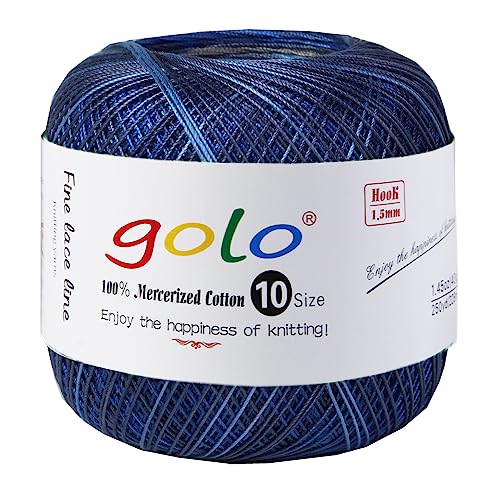 golo Crochet Thread Size 10 Yarn for Hand Knitting Crochet Yarn