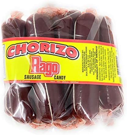 Rago CHORIZO Tamarindo Mexican Candy (2 Pack) 20 Pieces