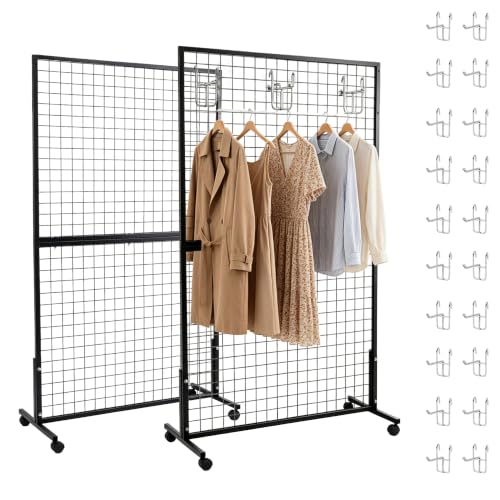 2-Pack Wheeled Display Rack