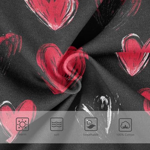 Red and Pink Hearts Black Valentine Day Toddler Boy's Underwear 2T 202b90953