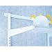 Organized Living freedomRail Bracket for Ventilated Shelves, 16-inch - White