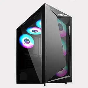 BASAMA Gaming Toofan! Core i5 8500 (3.0Ghz),32Gb RAM, 1Tb NVME SSD, 500Gb HDD, 8Gb RX580 Graphics Card, ATX Cabinet, Windows 10 & MS Office. Free!!! WiFi dongel & 1Yr Total Security ANTIVIRUS