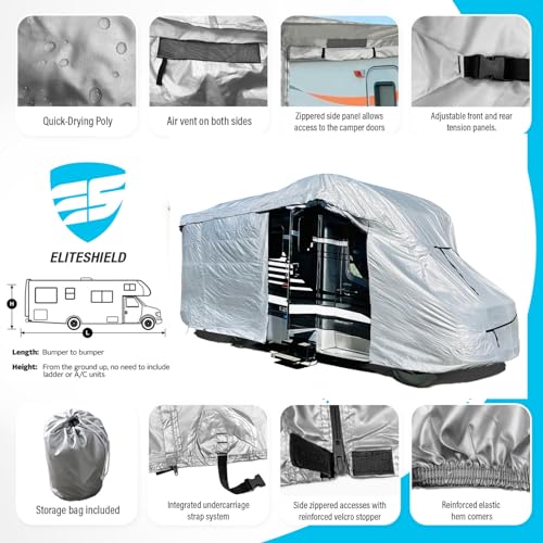 ShieldAll Ultimate Class C RV Cover, Waterproof UV