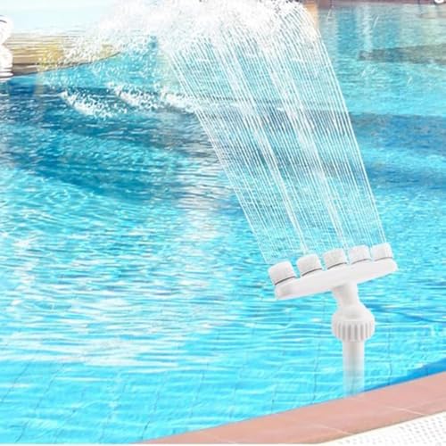 Buse de piscine 5 jets orientables pour cascade et aération de l'eau - 3