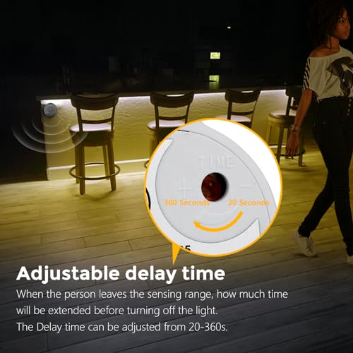 Image of Motion Activated COB LED Strip,5 V USB Motion Sensor Neon LED Strip Lights,6.56FT /2M Waterproof 3500K LED Light Strip, DIY Flexible LED Night Light for Indoor Stairs,Corridor