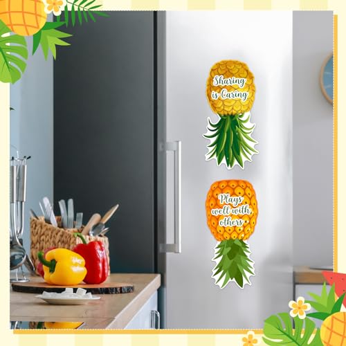 Imanes decorativos de piña pack 2 para puerta miniatura 4