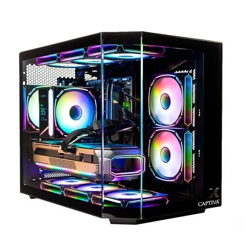 Captiva PC Entry Gaming R10-2086 | AMD Ryzen 5 5500 | 16GB DDR4 RAM | NVIDIA GeForce RTX 5060 8GB | 500 GB SSD | Windows 11 Home