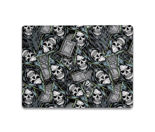 Image of MightySkins Carbon Fiber Skin Compatible with Microsoft Surface Laptop Go 3 (2023) Full Wrap Kit - Wall of Death | Protective, Durable Textured Carbon Fiber Finish | Made in The USA