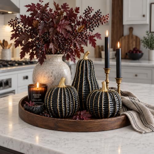  Resin Pumpkin Decorations --3 Pcs - image 2