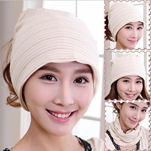 Amazon Co Jp 渡辺直美さんおススメ オーガニックコットンナイトキャップ うるつやさらさら髪キープの秘訣 憧れのつやつやストレート髪に 選べる3色 おでこに痕がつかない 切れ毛 枝毛防止 対策 Felicita p ライトピンク ストライプ ファッション