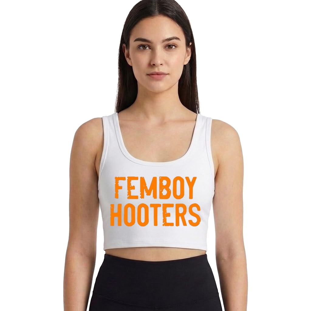 I Love Femboy Crop Top Women Cool Top Sleeveless for Girls Vest Black-image-21