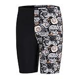 Speedo Star Wars Allover Jungs Schwimmhose, Schwarz/Weiß/Orange, 11-12 Jahre