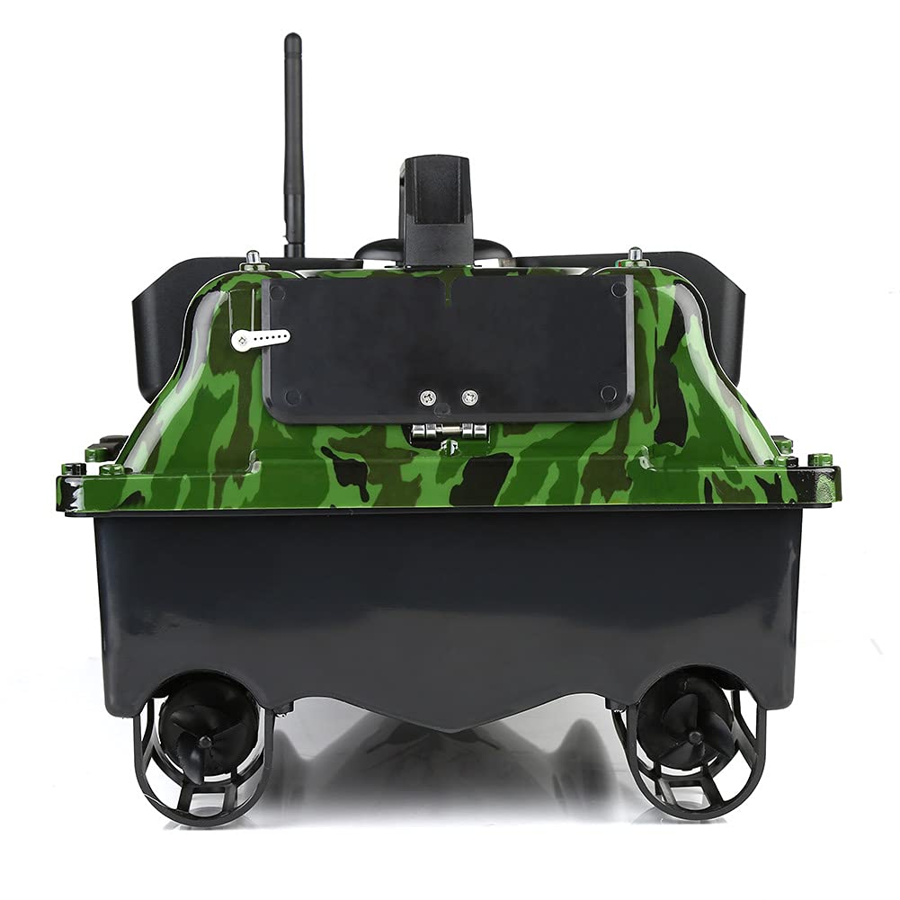 500M GPS Wireless Fishing Bait Boat Carp Fishing Boat Motoscafo RC Barca 3 Tramogge Ecoscandagli GPS LCD con sensore Sonar, Barca Esche, Barca Esche da Pesca, Barca Nido.(GPS Boat Set 1)