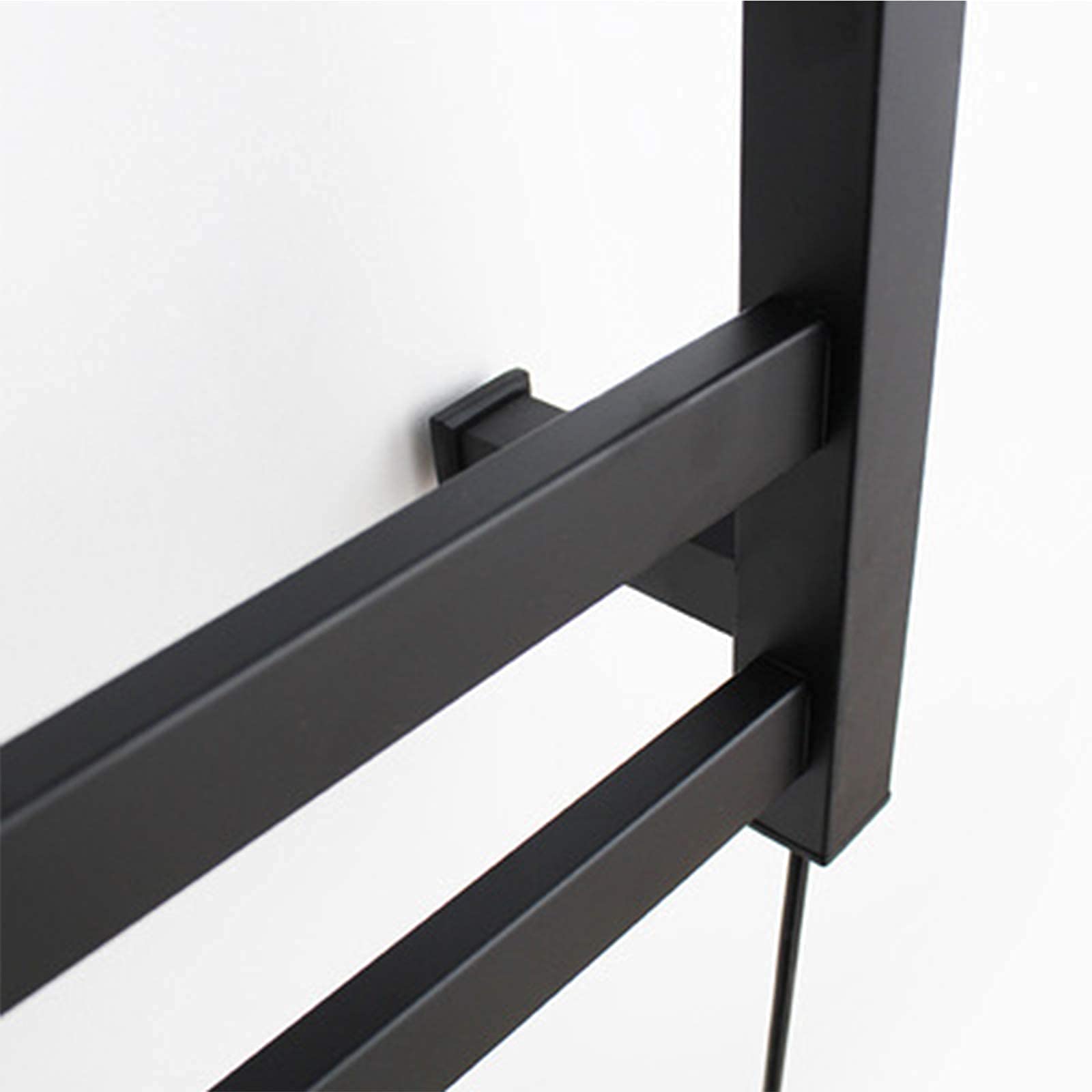 Calentador de Toallas eléctrico, tendedero eléctrico con Interruptor Impermeable, tendedero de Pared para radiador de baño, tendedero con cableado.