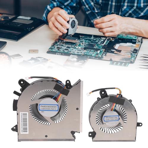 Ventilador de refrigeración CPU GPU para reparar radiadores de notebook GF65 4