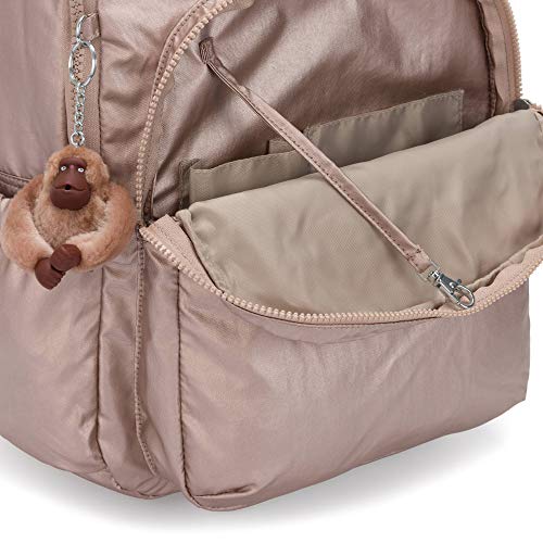 Kipling Seoul L Solid Laptop Backpack (Quartz Metallic)