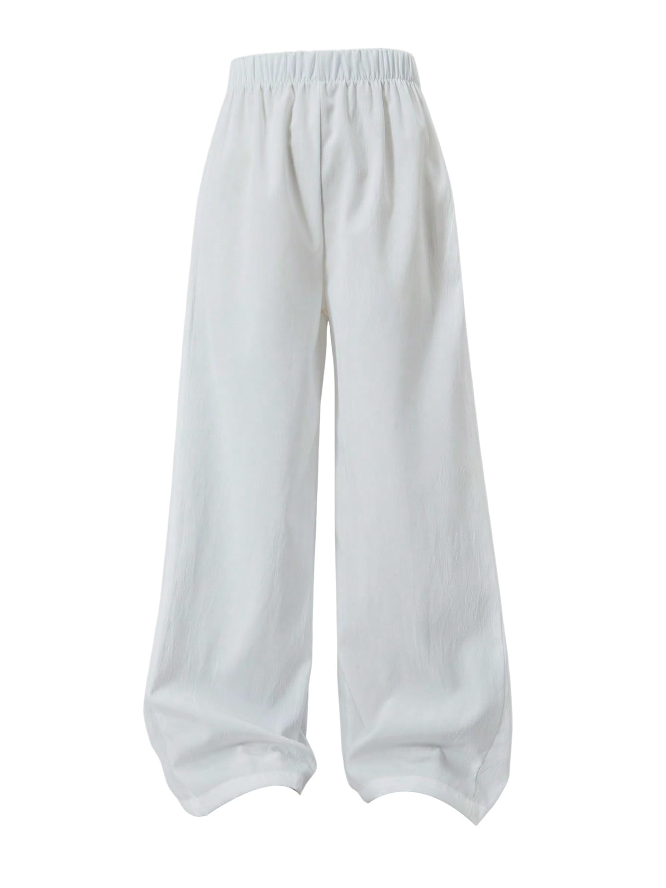 SweatyRocks Pantalon de jogging pour fille 122-152 Baggy Pantalon de jogging large Pantalon d'hiver pour adolescente fille Pantalon de survêtement jambe large Pantalon confortable