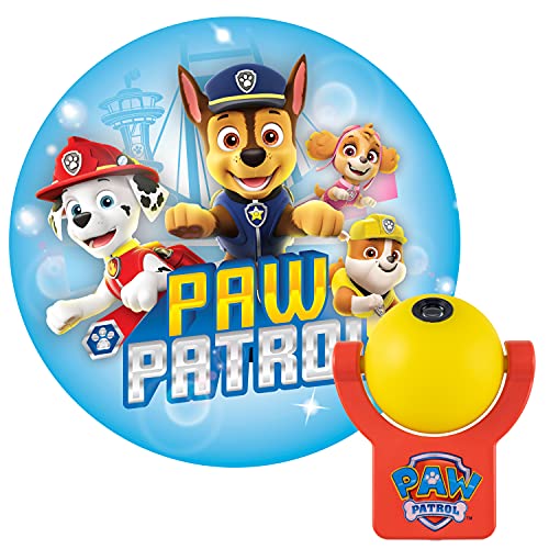 🔥 Cashback up to 70% Projectables LED Plug-in Night, Blue and Red, Light Sensing, Auto Nickelodeon Paw Patrol Image on Ceiling, Wall, or Floor, 30604 Multicolor