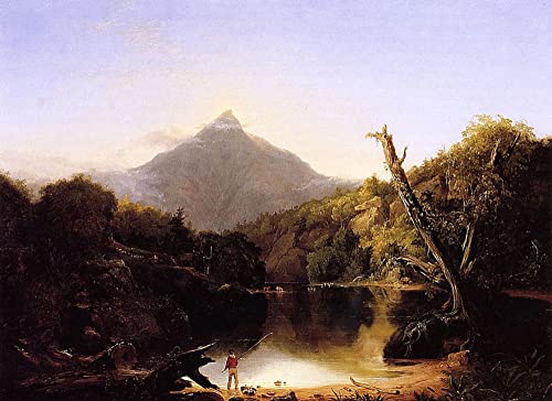 Decora paredes vacías con el lienzo abstracto Monte Chocorua de Cole para el hogar y dormitorio